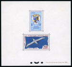 Stamp of Colonies françaises » TAAF 1956-1959, Bloc feuillet gommé Y&T n° 15 Armoiries