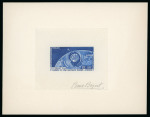 Stamp of Colonies françaises » TAAF 1963, Collection Y&T PA 6 Télécommunications spatiales