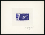 Stamp of Colonies françaises » TAAF 1966, Collection Y&T PA 10/11A, Lancement du premier