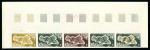 Stamp of Colonies françaises » TAAF 1971-1972, Collection Y&T n°34/38 et 43/45, Poissons,