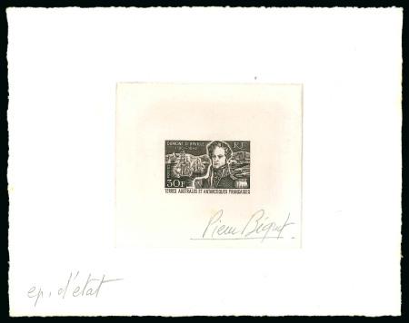Stamp of Colonies françaises » TAAF 1968, Collection Y&T n°25, Amiral Jules-Sébastien-César