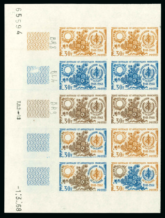 Stamp of Colonies françaises » TAAF 1968, Collection Y&T n°26, 20ème anniversaire de