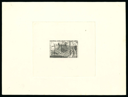 Stamp of Colonies françaises » TAAF 1957, Collection Y&T n°8/10, Année géophysique internationale,