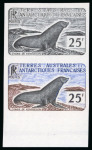 Stamp of Colonies françaises » TAAF 1956-1959, Collection Y&T n°2/7 et 12/17, Faune, comprenant
