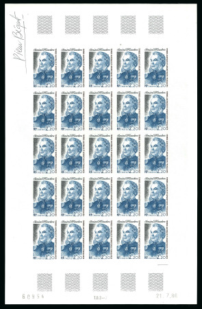 Stamp of Colonies françaises » TAAF 1987, 2 francs 20 Portrait du marin et astronome L'Amiral