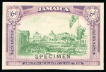 Stamp of Jamaica 1923, Abolition of Slavery, 6d yellow-green and violet,