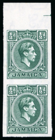 Stamp of Jamaica 1937-1952, collection contained in one album, written
