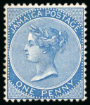 Stamp of Jamaica 1860-1967, collection contained a four album, with