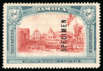Stamp of Jamaica 1860-1967, collection contained a four album, with