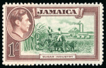 Stamp of Jamaica 1860-1967, collection contained a four album, with