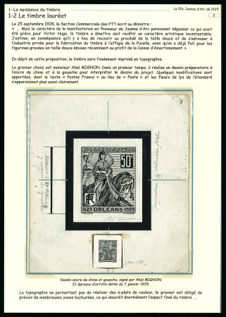 Stamp of France » Émissions à partir de 1900 1929, 500ème anniversaire de la délivrance d'Orléans
