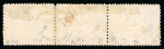 Stamp of Egypt » 1867-69 Penasson 5pi. brown, used a horizontal strip of three