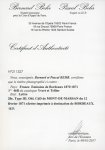 Stamp of France » Emission de Bordeaux 1870 1871, Imprimé du Tribunal de Commerce de Mont-de-Marsan