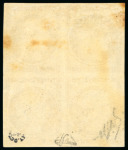 Stamp of France » Type Cérès de 1849-1850 1849, Cérès non dentelé 10 centimes bistre-jaune,
