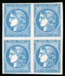 Stamp of France » Emission de Bordeaux 1870 1871, Émission de Bordeaux 20 centimes bleu type III