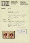 Stamp of Switzerland / Schweiz » Orts-Post und Poste Locale 1850, 2 1/2 Rp. schwarz/rot, waagrechtes Paar gestempelt