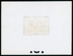 Stamp of Colonies françaises » Réunion 1951,1000 francs Paris de Decaris surchargé 500 francs