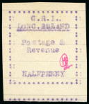 Stamp of Long Island 1916, 1/2d mauve on pale green paper with horizontal