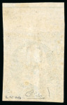 Stamp of France » Empire 1853-1862 1853, Émission Empire non dentelé 25 centimes bleu,