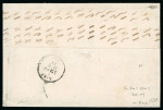 Stamp of France » Emission de Bordeaux 1870 1871, Lettre à destination de Kiez (Basses-Alpes),