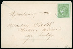 Stamp of France » Emission de Bordeaux 1870 1871, Émission de Bordeaux 5 centimes vert Report