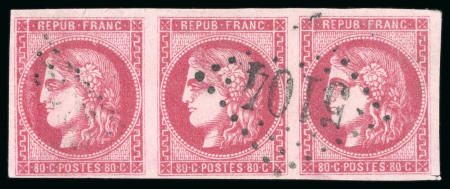 Stamp of France » Emission de Bordeaux 1870 1870, Émission de Bordeaux 80 centimes rose, Y&T n°49