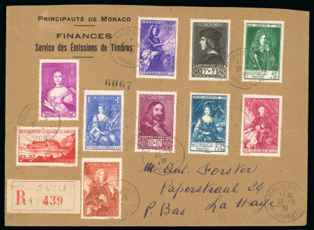 Stamp of Colonies françaises » Monaco 1885-1974, Collection de timbres oblitérés dans un