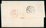 Stamp of Great Britain » British Post Offices Abroad 1879 (Nov 25) Lettersheet from Jacmel (Haiti) to Genoa,