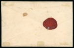 Stamp of Great Britain » British Post Offices Abroad 1871 (Aug 12) US Consulate printed envelope sent from