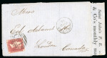 Stamp of Great Britain » British Post Offices Abroad 1875 (JU 12) A printed prices current lettersheet sent