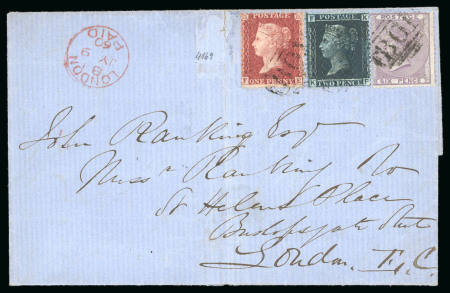 Stamp of Great Britain » British Post Offices Abroad 1860 (JU 29) Wrapper sent from Alexandria (Eygpt) to
