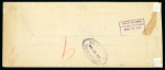 Stamp of Zanzibar » The Zanzibar Post Office (1895-1964) 1896 (Mar 25) "On Postal Service" long printed envelope from the Postmaster General of Zanzibar, sent registered the USA 