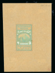 Stamp of Egypt » Revenues 1885, De La Rue hand-drawn essay on thin paper