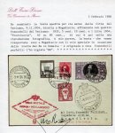 Stamp of Italy » Vatican State 1934 (Nov 9), Envelope sent by Zeppelin airmail from Vatican City to Mogadishu,