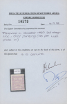 Stamp of South Africa » Transvaal 1869 (Oct) 3d deep lilac, trial printing (second essay), Luff "M" plate, unused