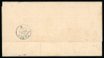 Stamp of Brazil » 1866-83 Dom Pedro » 1866 "Black Beard" Issue 1866, 50r blue, a magnificent horizontal pair with marginal imprint on cover