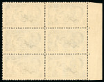Stamp of Great Britain » King George V » 1924-36 Issues 1934 Re-Engraved 2s6d, 5s and 10s in mint n.h. left marginal blocks of six
