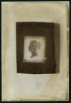 Stamp of Great Britain Great Britain - 1840 1d Penny Black Official VR, the incomparable group of four items