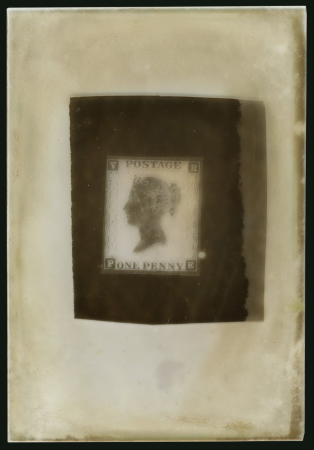 Stamp of Great Britain Great Britain - 1840 1d Penny Black Official VR, the incomparable group of four items