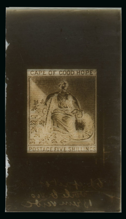 Stamp of South Africa » Cape of Good Hope Cape of Good Hope - 1885 5s orange. Group of four items