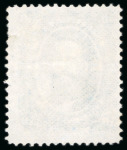 Stamp of Brazil » 1866-83 Dom Pedro » 1866 "Black Beard" Issue 1866, 50r blue on bluish paper, featuring the "filigrana de sutura"