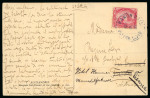 Stamp of Egypt » Postal History 1913 Maritime: Picture postcard franked De La Rue 5m