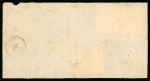 Stamp of Brazil » 1866-83 Dom Pedro » 1866 "Black Beard" Issue 1866, 80r violet black, double perforation, on cover