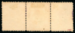 Stamp of Brazil » 1866-83 Dom Pedro » 1866 "Black Beard" Issue 1866, 100r green, type IV, thick paper of 130 microns, strip of three