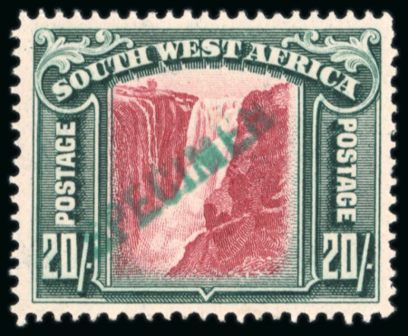 Stamp of South West Africa 1931, First Pictorial, set (7) of mint examples overprinted