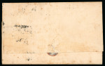 Stamp of Brazil » 1866-83 Dom Pedro » 1866 "Black Beard" Issue 1866, 100r green (4) on internal cover with marginal imprint complete 