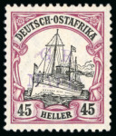 Stamp of Tanganyika » Mafia Island British Occupation 1915, 45h black & mauve mint