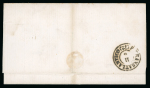 Stamp of Brazil » 1866-83 Dom Pedro » 1866 "Black Beard" Issue 1866, 100r green, type IV, die III, on 22.5.1872 entire