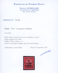 Stamp of Togo 1914, 80pf black and carmine on rose mint n.h.