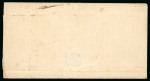 Stamp of Brazil » 1866-83 Dom Pedro » 1866 "Black Beard" Issue 1866, 100r green, "cracked plate" variety on cover